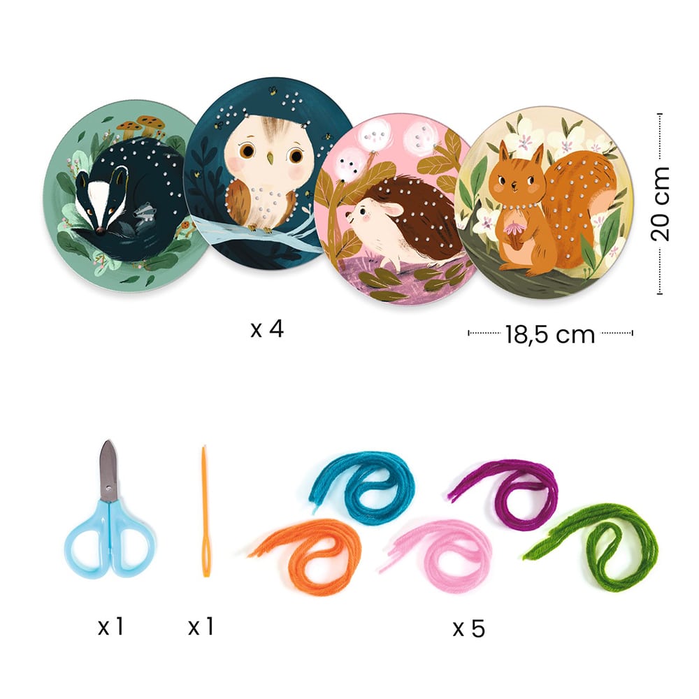 Djeco Μαθαίνω να Ράβω "Σκιουράκι"