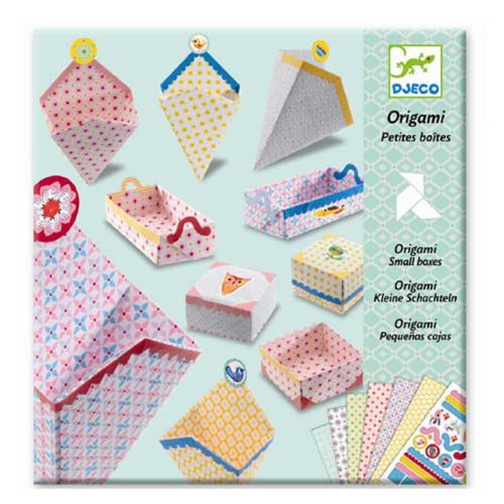 Djeco Οριγκάμι Κατασκευάζω Πολύχρωμα Κουτάκια