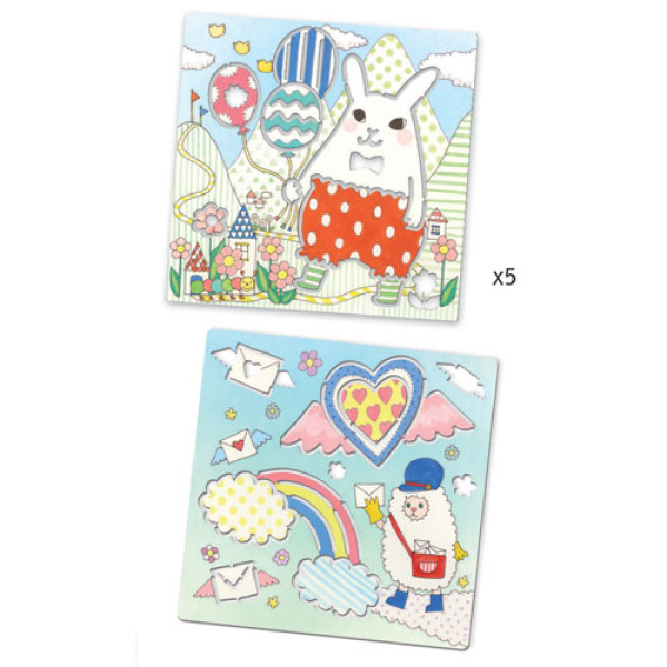 Djeco Στένσιλ Χαριτωμένα Ζωάκια