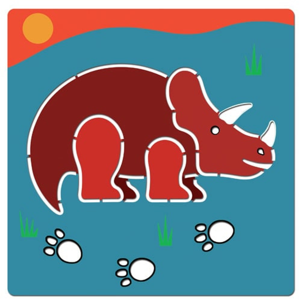 Djeco Στένσιλ Δεινόσαυροι