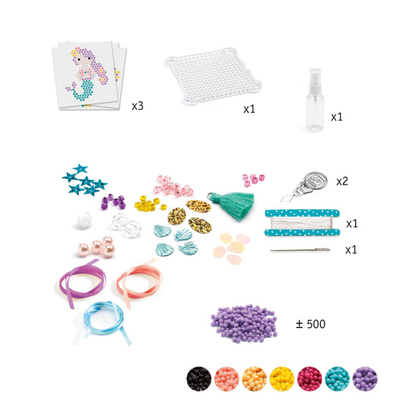 Djeco Artistic Kατασκευάζω Kρεμαστά με Xάντρες και Nερό "Θάλασσα"