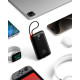 Veger K2 W2068 Digital Display Power Bank 20000mAh PD 3.0 35W Built In 4 Cables, Keychain Style (Μαύρο)