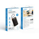 Veger K2 W2068 Digital Display Power Bank 20000mAh PD 3.0 35W Built In 4 Cables, Keychain Style (Μαύρο)