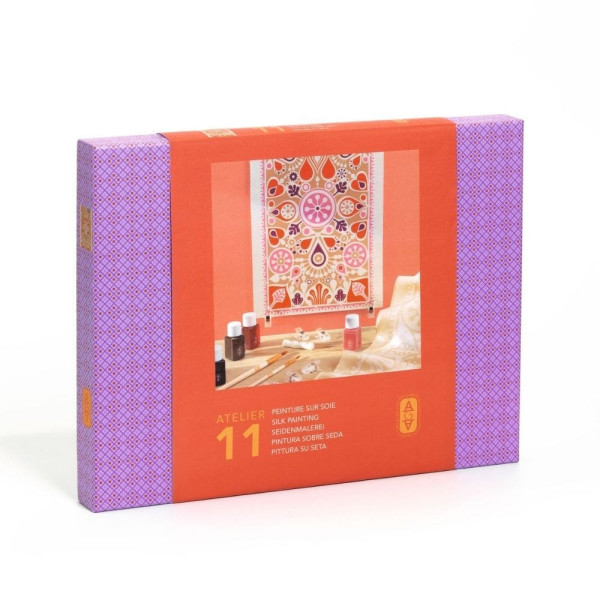 Djeco Atelier 11 - Zωγραφική σε Mετάξι "Πέταλα"