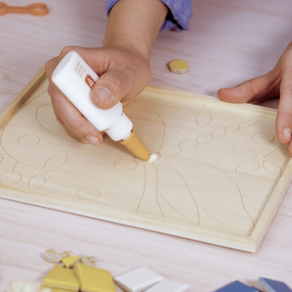 Djeco Atelier 72 - Ψηφιδωτό σε Ξύλινη Βάση "Πεταλούδα"