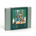 Djeco Atelier 73 - Ψηφιδωτό σε Ξύλινη Βάση "Παγώνι"