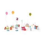 Kids Concept Ξύλινο Σετ Διακόσμησης Γενεθλίων KID'S HUB
