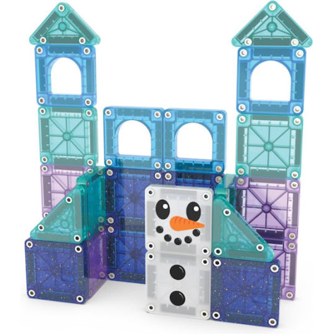 Magna-Tiles microMAGS Winter Wonder Travel 26 Τεμάχια – Μαγνητικά Πλακίδια STEM για Ταξίδι