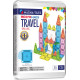 Magna-Tiles Travel Set Deluxe 55 Τεμάχια – Μαγνητικά Πλακίδια STEM για Ταξίδια & Μεταφορά