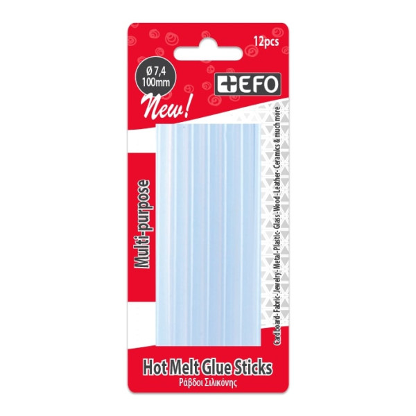 +Efo Σιλικόνη Ø7,4mm 10cm 12τεμ