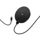 Hoco CW62 Wireless φορτιστής με καλώδιο USB-C και οθόνη, 15W (Μαύρο)