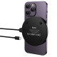 Hoco CW62 Wireless φορτιστής με καλώδιο USB-C και οθόνη, 15W (Μαύρο)