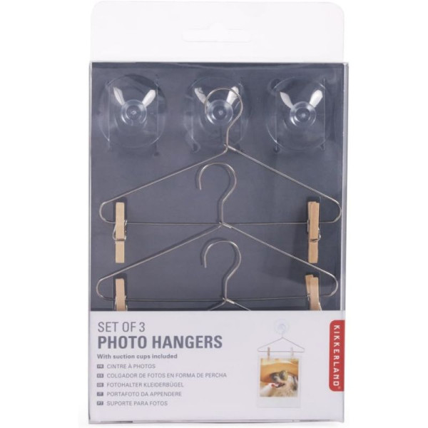 Kikkerland Σετ από 3 κρεμάστρες Φωτογραφιών