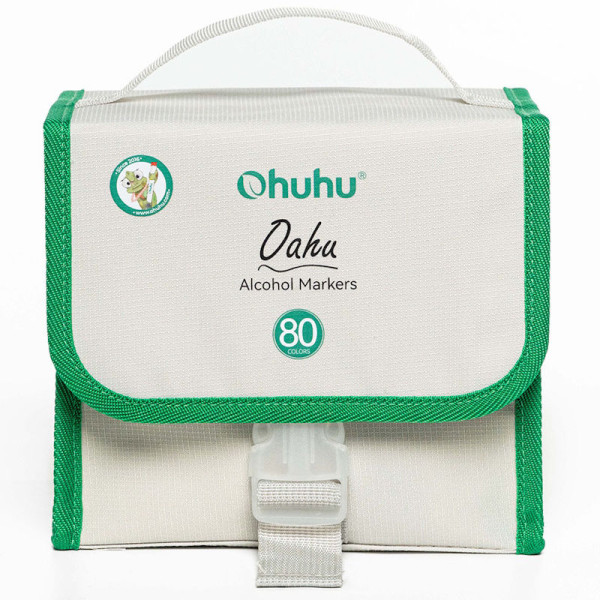 Ohuhu Oahu Σετ 80 Μαρκαδόρων Αλκοόλης Fine & Chisel