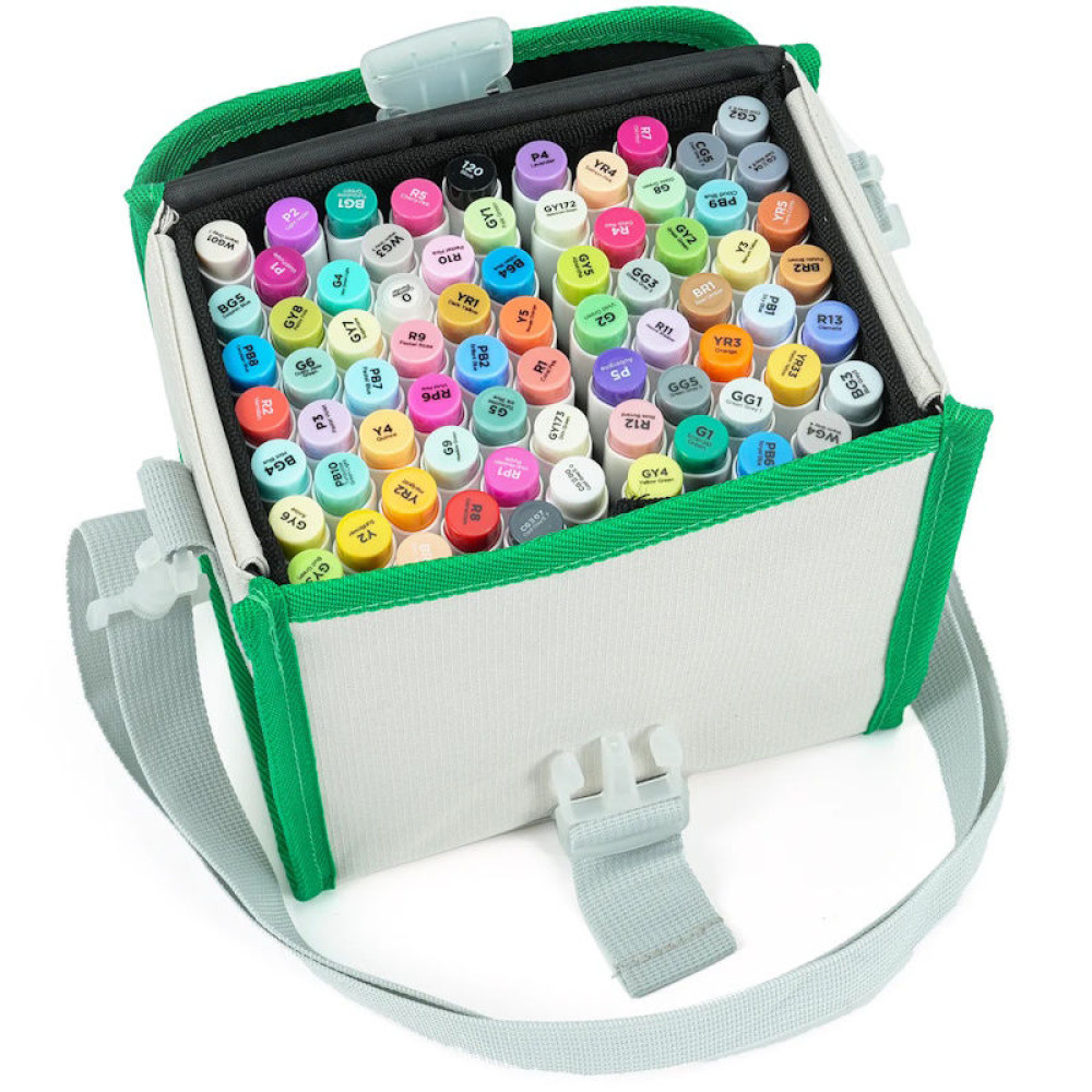 Ohuhu Oahu Σετ 80 Μαρκαδόρων Αλκοόλης Fine & Chisel