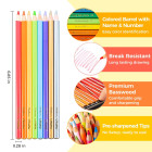 Ohuhu Halawa Series 72 Colors - Πολύχρωμα Μολύβια με Βάση το Λάδι