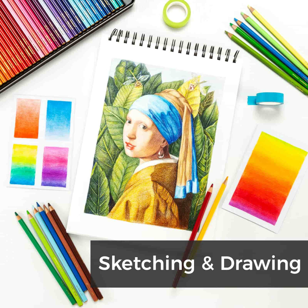 Ohuhu Halawa Series 72 Colors - Πολύχρωμα Μολύβια με Βάση το Λάδι