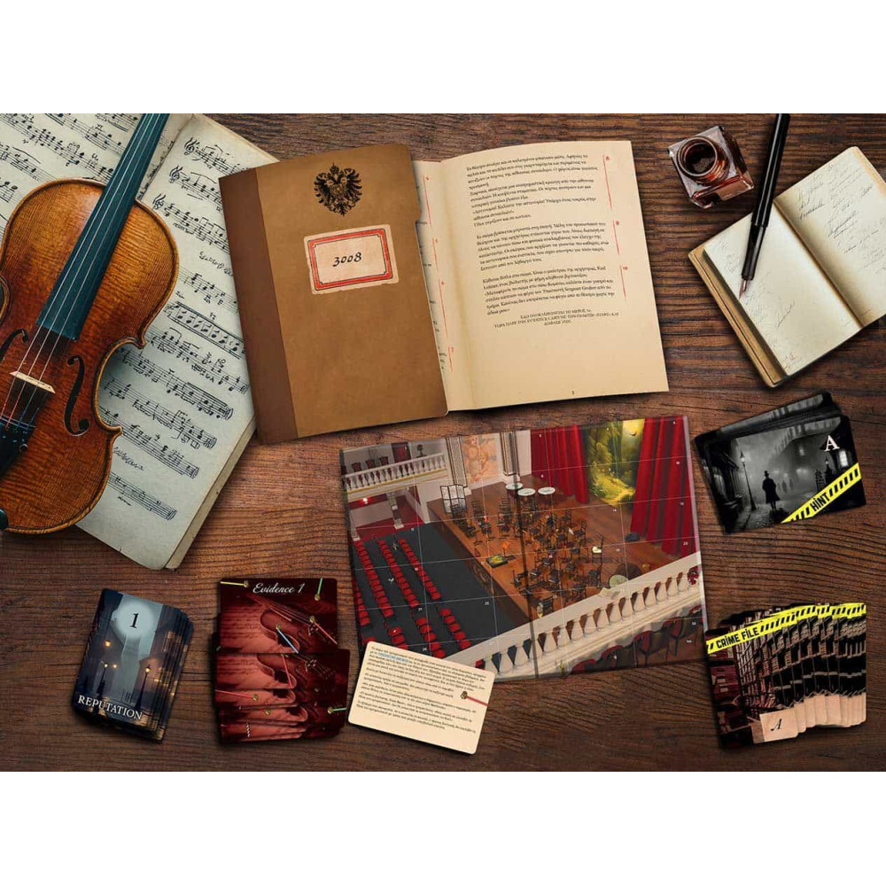 AS Games Επιτραπέζιο Παιχνίδι - Crime Scene Vienna 1824