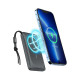 Veger W1151 MagOn Magnetic Wireless MagSafe Power Bank 10000mAh PD 3.0 (Γκρι)