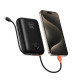 Veger K3 W2068 Digital Display Power Bank 30000mAh PD 3.0 35W Built In 4 Cables, Keychain Style (Μαύρο)