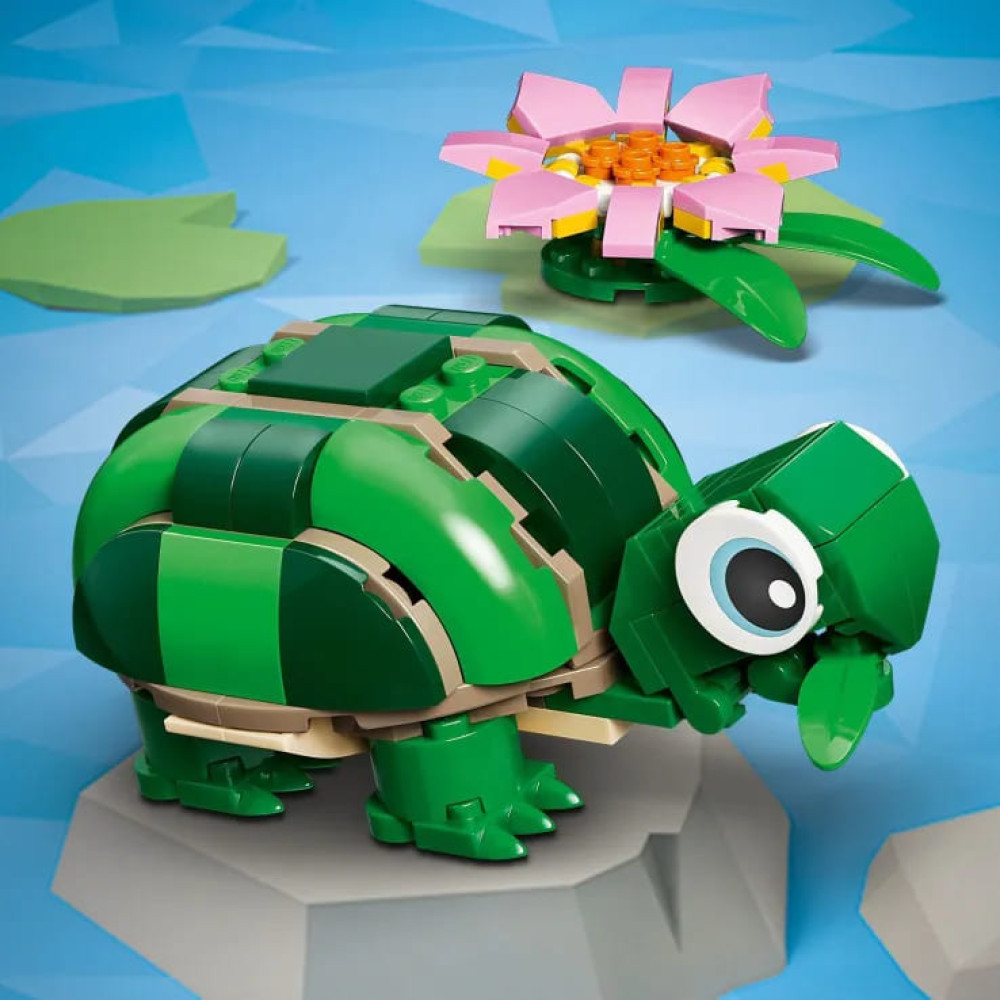 LEGO Creator 3in1 Turtle With A Water Lily Flower (31377)
