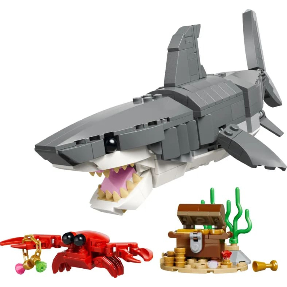 LEGO Creator 3in1 Fierce Shark With A Treasure Chest (31381)