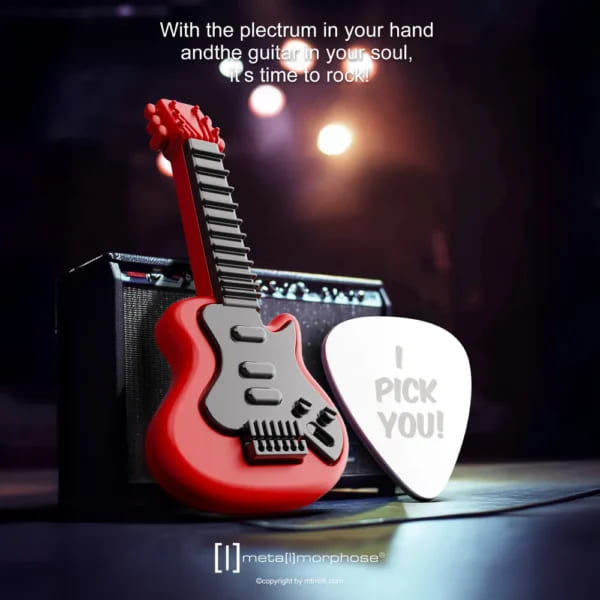Meta[l]morphose Pin - Guitar 3D Metal Pin Set