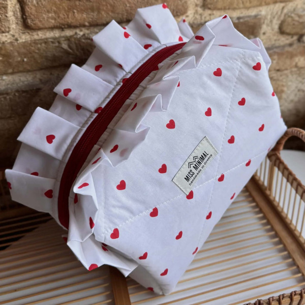 Miss Minimal Zipper Box Νεσεσέρ Sweet Valentine Romantic (22 x 13 x 23 cm)