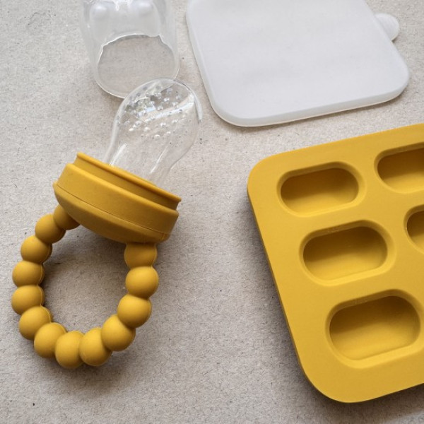 Nok Nok Πιπίλα Φαγητού Σιλικόνης (Curry)