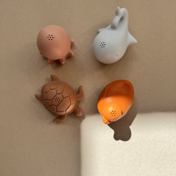 Nok Nok Σετ Παιχνίδια Μπάνιου Σιλικόνης (4 τμχ)