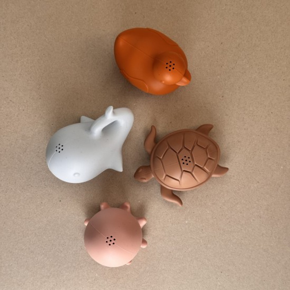 Nok Nok Σετ Παιχνίδια Μπάνιου Σιλικόνης (4 τμχ)