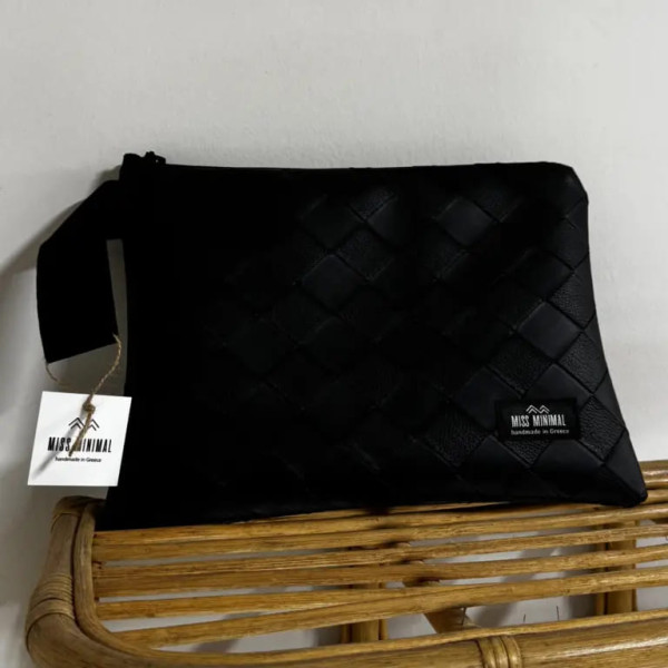 Miss Minimal Τσάντα Χειρός Black Minimal (29 x 22 cm)