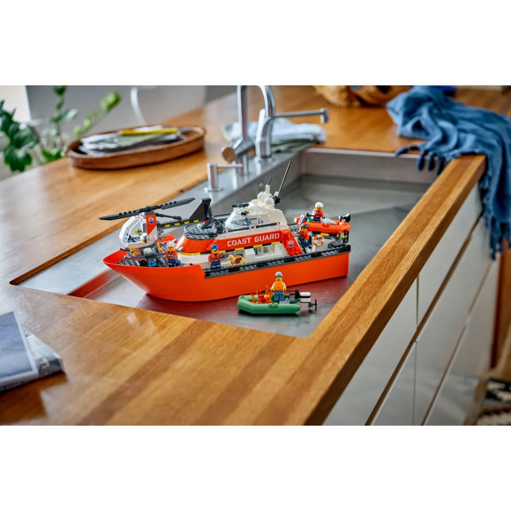 LEGO City Coast Guard Rescue Boat & Helicopter (60504)