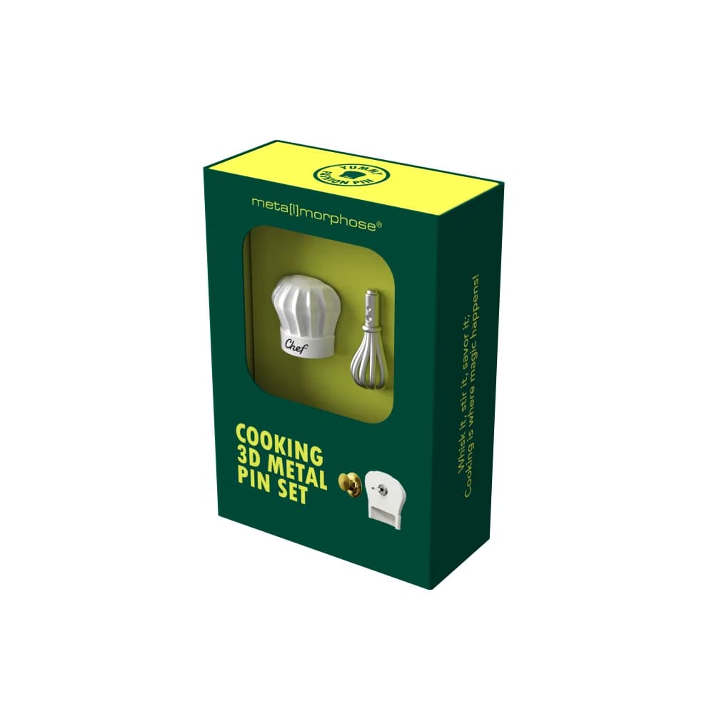 Meta[l]morphose Pin - Cooking 3D Metal Pin Set