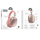 Hoco W35 MAX Ασύρματα/Ενσύρματα Over Ear Ακουστικά (Ροζ)