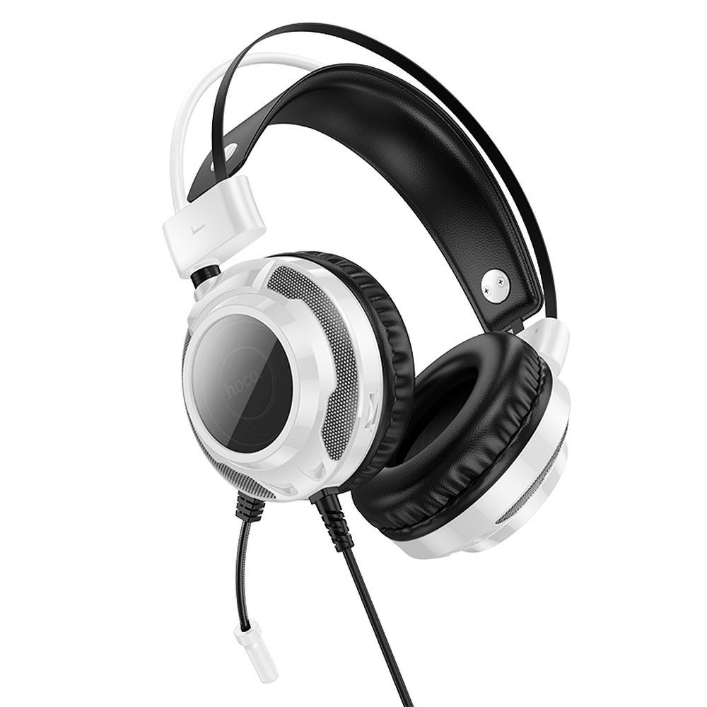 Hoco W110 Gaming Headset με σύνδεση 3.5mm / USB (Λευκό)