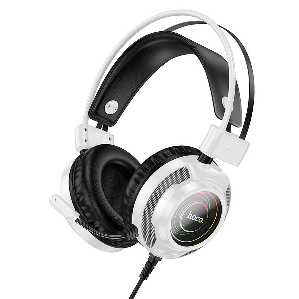 Hoco W110 Gaming Headset με σύνδεση 3.5mm / USB (Λευκό)