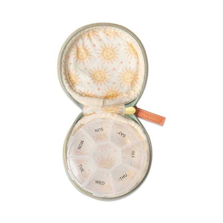 Designworks Vegan Leather 7 Days Pill Box Κουτάκι για Χάπια - Terracotta Sun