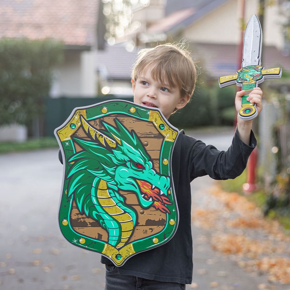 Great Pretenders Ασπίδα "Δράκος" από Μαλακό Αφρώδες Υλικό EVA
