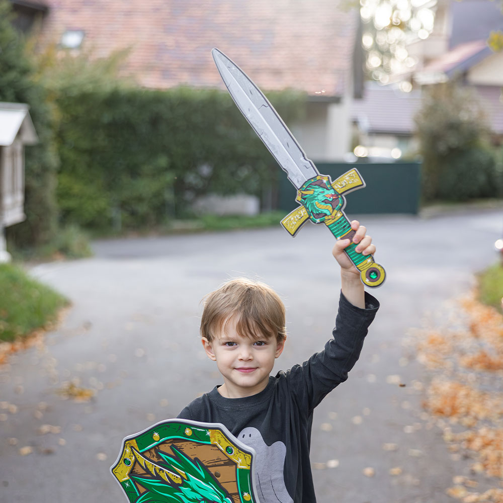 Great Pretenders Σπαθί "Δράκος πράσινος" από Μαλακό Αφρώδες Υλικό EVA