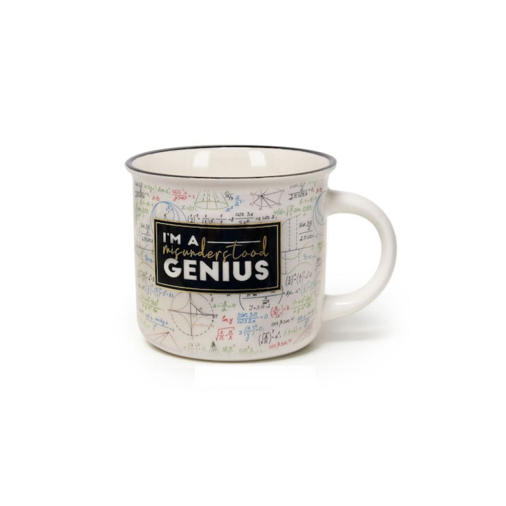 Legami Κούπα "Genius" Porcelain Mug - Cup-Puccino 350 ml (Λευκό)