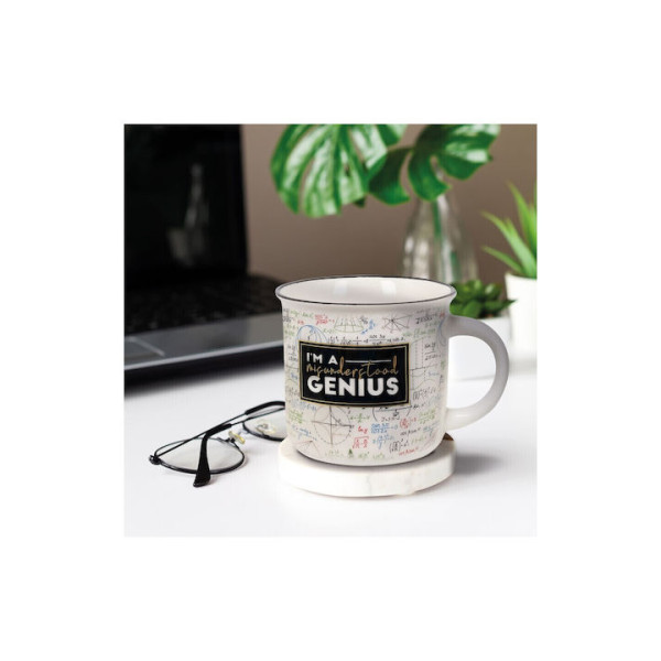 Legami Κούπα "Genius" Porcelain Mug - Cup-Puccino 350 ml (Λευκό)