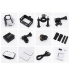 Hoco DV101 Action Camera με διπλή οθόνη 1,3" + 2" 4K/30fps (Μαύρο)