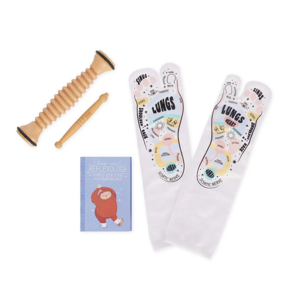 Legami Foot Reflexology Set - Σετ Κάλτσες Και Roller Για Μασάζ Ποδιών