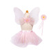 Great Pretenders Ροζ Στολή Νεράιδα "Μαργαρίτα" με Τουτού, Φτερά και Ραβδί 3-6 ετών