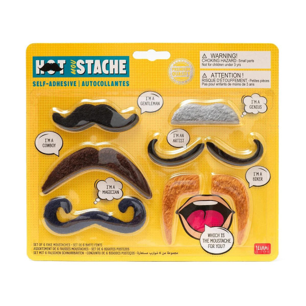 Legami Σετ Μικρά Μουστάκια 6 τμχ - Hot Mou-Stache