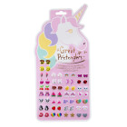 Great Pretenders Σκουλαρίκια Aυτοκόλλητα Μονόκερος 30 Σετ.