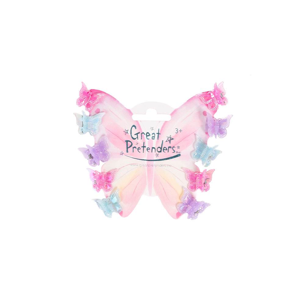 Great Pretenders Mίνι Kλάμερ Mαλλιών "Πεταλούδα" σετ 10τμχ.