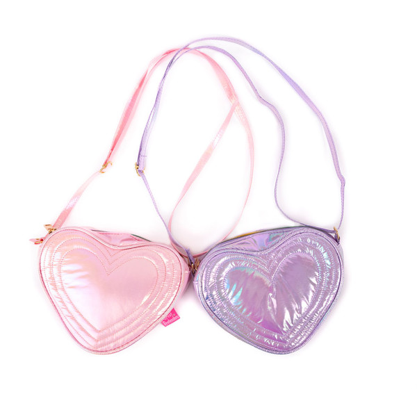 Great Pretenders Τσαντάκι- Πορτοφόλι Μεταλλιζέ Καρδιά