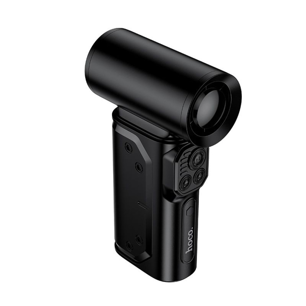 Hoco HX68 130000 RPM Ultra-High Speed Επαναφορτιζόμενο Ανεμιστηράκι Χειρός (Μαύρο)